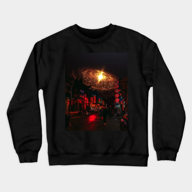 NIGHT MARKET V3. Crewneck Sweatshirt by LFHCS